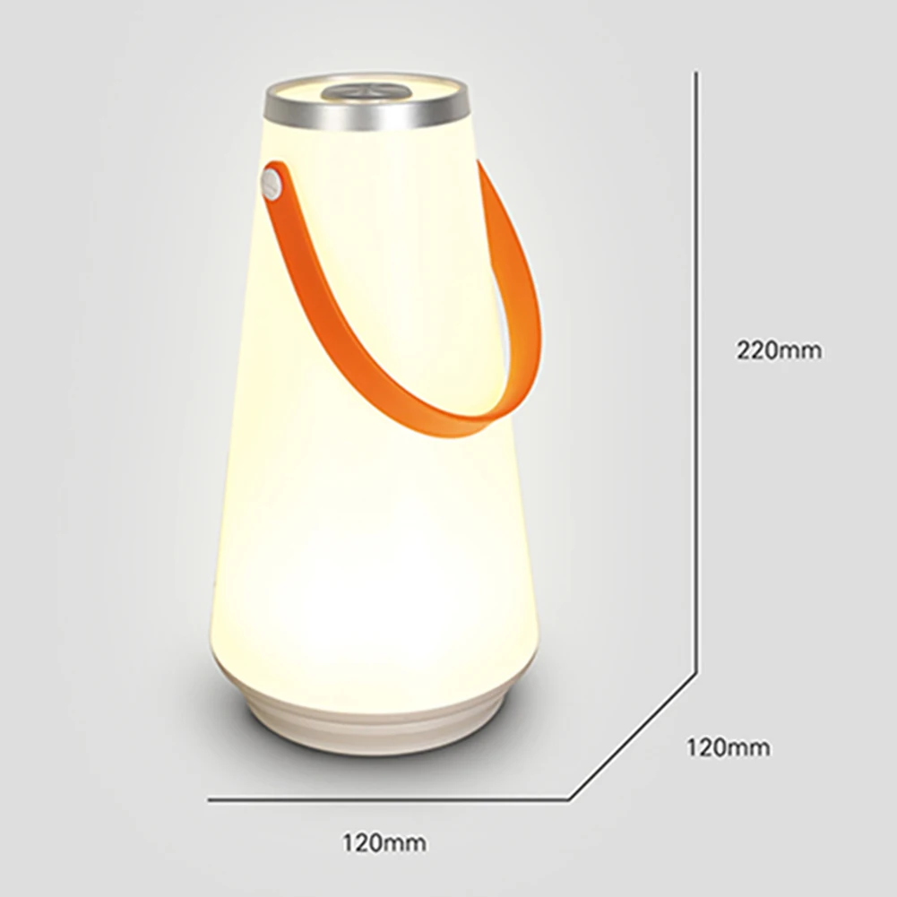 Креативный прекрасный портативный беспроводной светодиодный домашний ночник настольная лампа USB Перезаряжаемый сенсорный выключатель Открытый Кемпинг аварийный свет