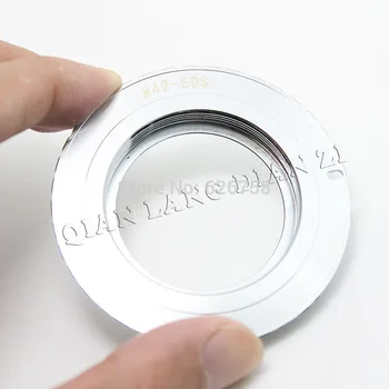 

Adapter M42 Mount Lens for Canon EOS EF 7D 550D 50D 5D 1100D AF Confirm Silver