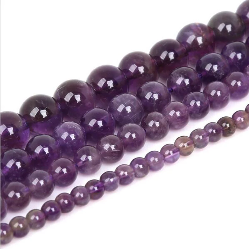 Natural Light Violet Amethysts Wholesale Loose Beads, Lavender, Purple