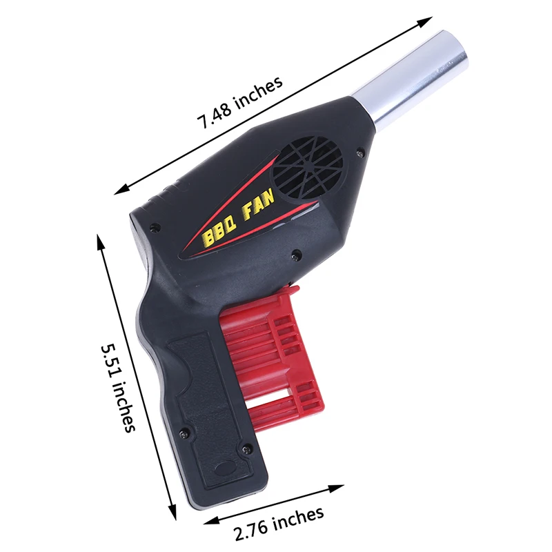 1 шт. барбекю пламенный уголь Гриль вентилятор сильфон барбекю огонь воздуходувы пистолет Открытый Кемпинг