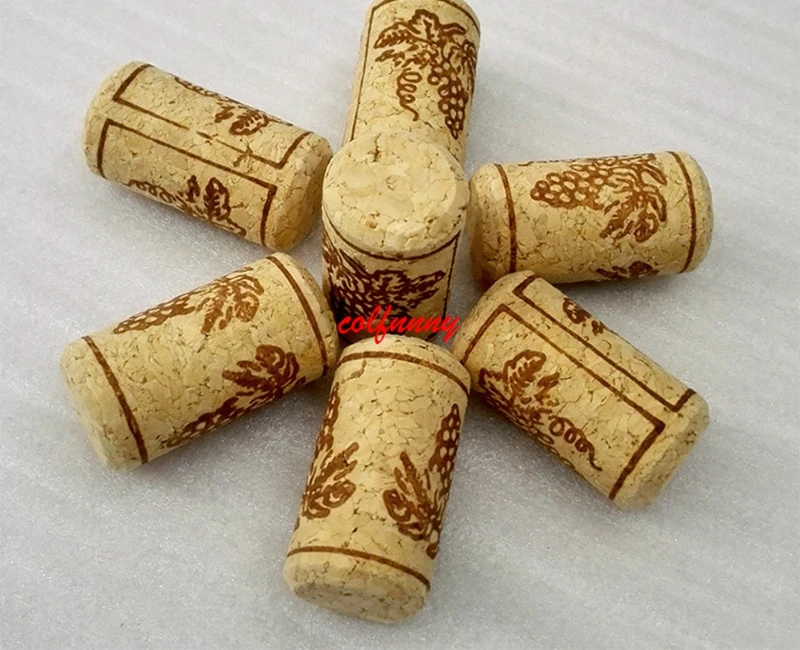500pcs/lot 22*44mm Natural Wood Corks Wine Bottle Stopper Unused