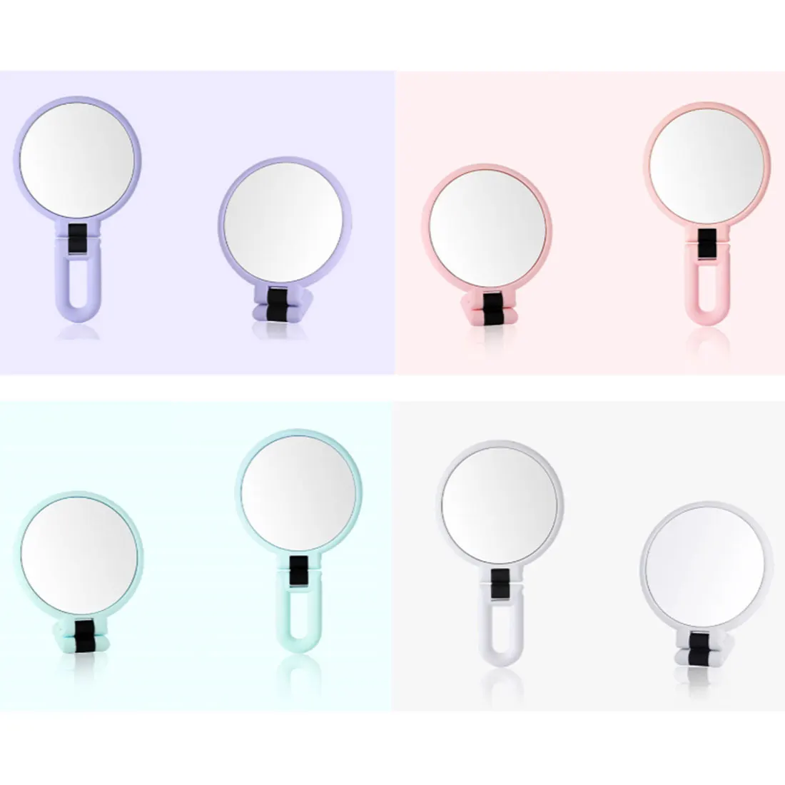 

10X Cosmetic LED Locking Suction Cup Bright Diffused LightMagnifying Makeup Mirror 360 Degree Rotating Makeup Tools Fresh Color