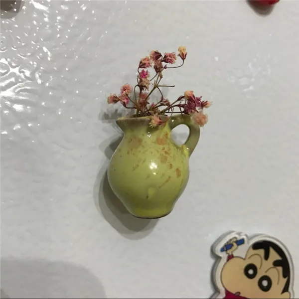 Little mini ceramics vases cute flower vases fridge magnets - Buyers Show 11