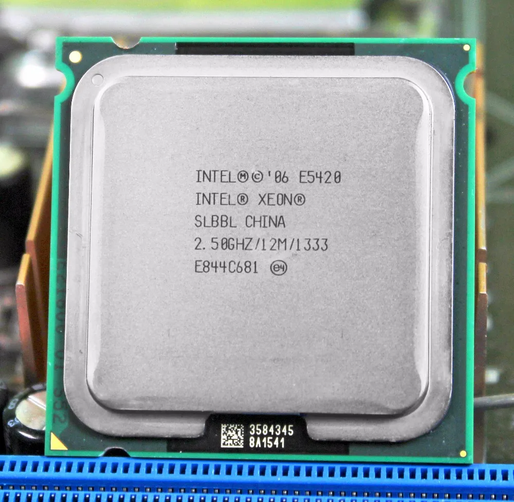 Процессор Intel xeon E5420 LGA 775 scoket 771-775 2,5 GHz/12 M/1333 Mhz/CPU equal работает на материнской плате 775 с адаптером