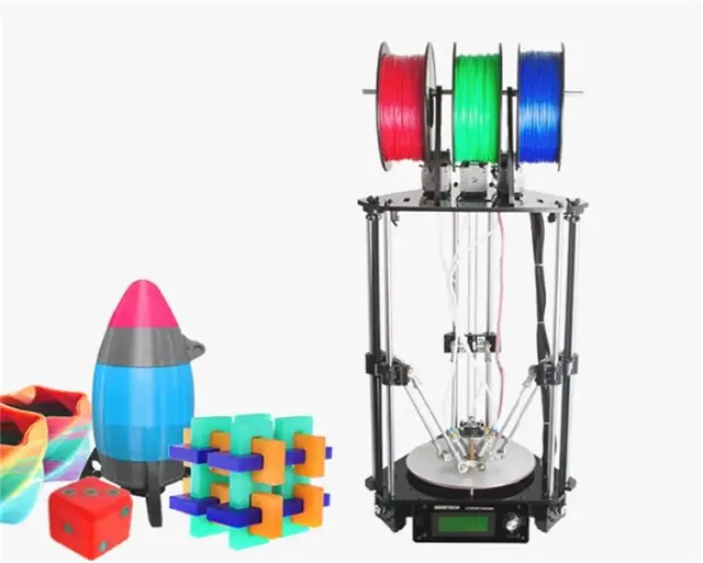 Best Offers DIY 3D Printer high precision 3-In-1-Out Extruder Rostock 301 Metal with 3M Filament GTM32 Pro Control Board 3d drucker Best Offers DIY 3D Printer high precision 3-In-1-Out Extruder Rostock 301 Metal with 3M Filament GTM32 Pro Control Board 3d drucker