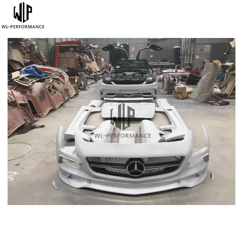 奔驰SLS AMG R197 Black MISHA 宽体大包围套件 7