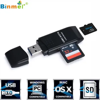 

2017High Quality MINI 5Gbps Super Speed USB 3.0 Micro SD/SDXC TF Card Reader Adapter Wholesale lecteur de carte Kartenleser SP22