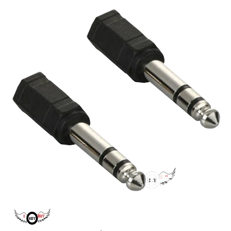 

Free Shopping 2PCS 3.5 Turn 6.5 Audio Microphone Adapter Headset Black I Key Buy