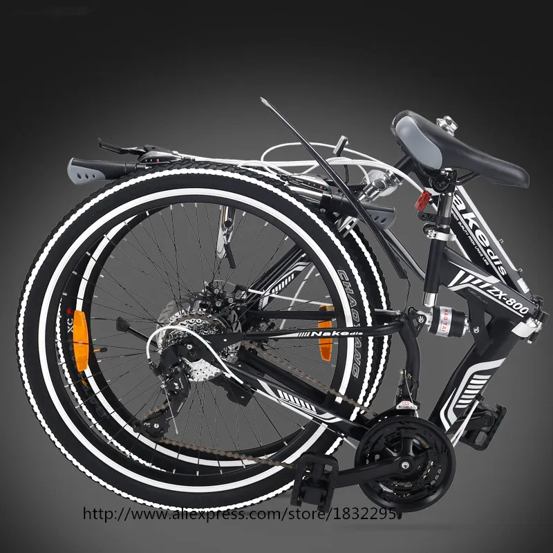 HOT Folding font b Bicycles b font 21 font b Speed b font 24inch Aluminum One
