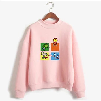 

Funny Avengers Endgame Hoodies Kawaii Cartoon Character Ironman Tony Stark Printed Harajuku Hoodies Kpop Sweatshirt 2050-121