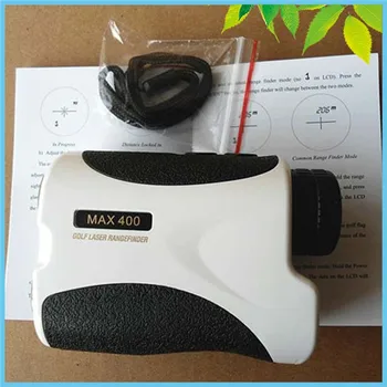 

3PCS/LOT White Portable Golf Laser Range Meter 400m Rangefinder Monocular Distance Meter Device