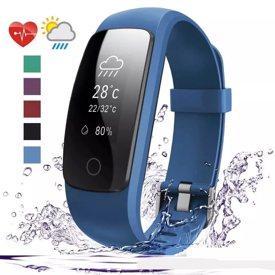 ZoneQuality ID107 plus GPS смарт-браслет HR Fitnes Bluetooth Браслет спортивный трекер активности С