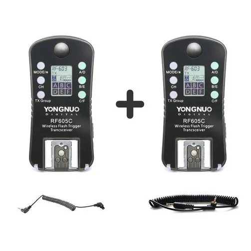 Kopen Yongnuo rf 605 rf605c rf 605c rf605 c draadloze flash trigger voor canon upgrade versie van rf 603ii