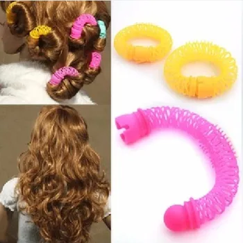 

8Pcs New Magic Hair Donuts Hair Styling Roller Hairdress Magic Bendy Curler Spiral Curls DIY Tool for Woman Hair Accessories