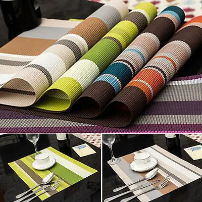 

1Pcs PVC Quick-drying Placemats Insulation Mats Coasters Kitchen/Dining Table home party wedding banquet