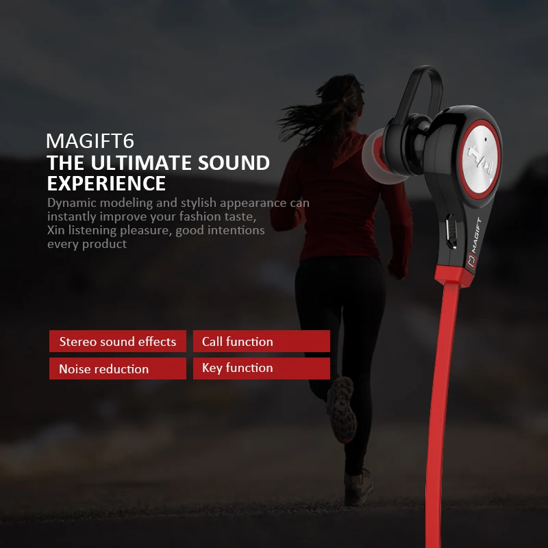Magift6 Беспроводной наушники Bluetooth 4 1 CSR с Micphone музыке стерео для смартфонов