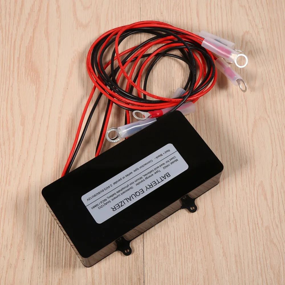 

HA01 HA02 48V&24V Solar System Battery Equalizer Battery Balancer Charger Controller for Lead Acid Battery Bank System Black
