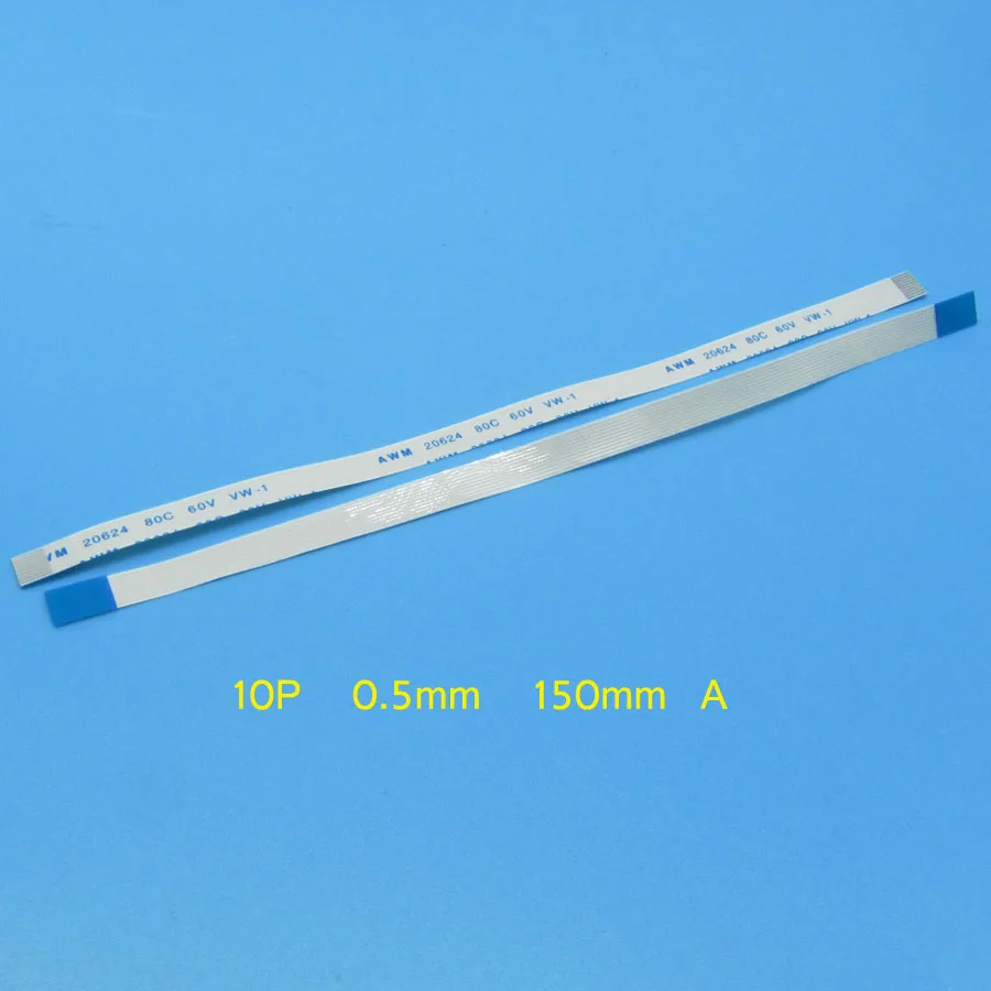 10pcsFFCFPCflatflexiblecable05mm10pinforwarddirection150mmWidth55mm.jpg