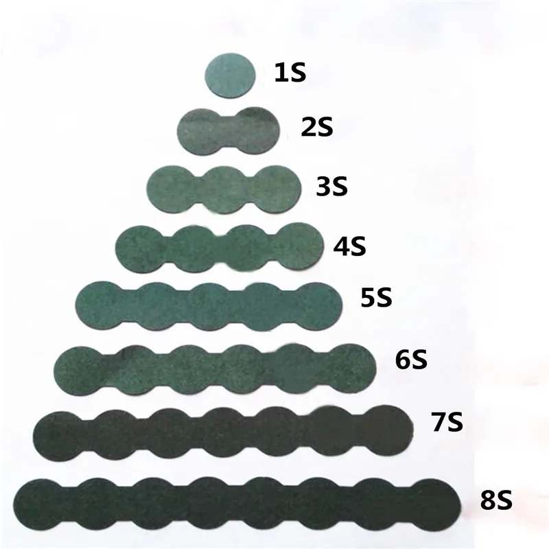 1 S-8 S 18650 батарея отрицательная изоляция прокладка ячменная бумага изоляция шайба изоляционное кольцо для 18650 аккумуляторной батареи