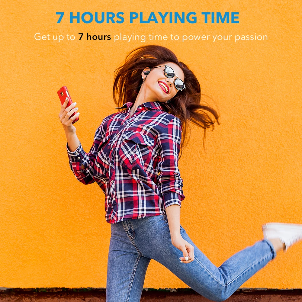 Original Mpow Flame Bluetooth Headphones HiFi Stereo Wireless Earbuds Waterproof Sport Earphones With Mic/Portable Carrying Case