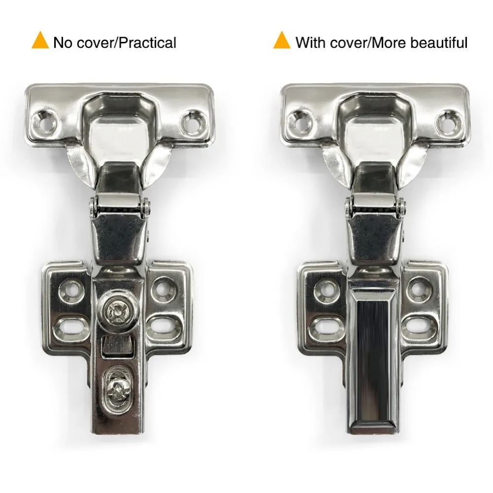 304 Stainless Steel Hinge Built in Damping Hydraulic Buffering Mute