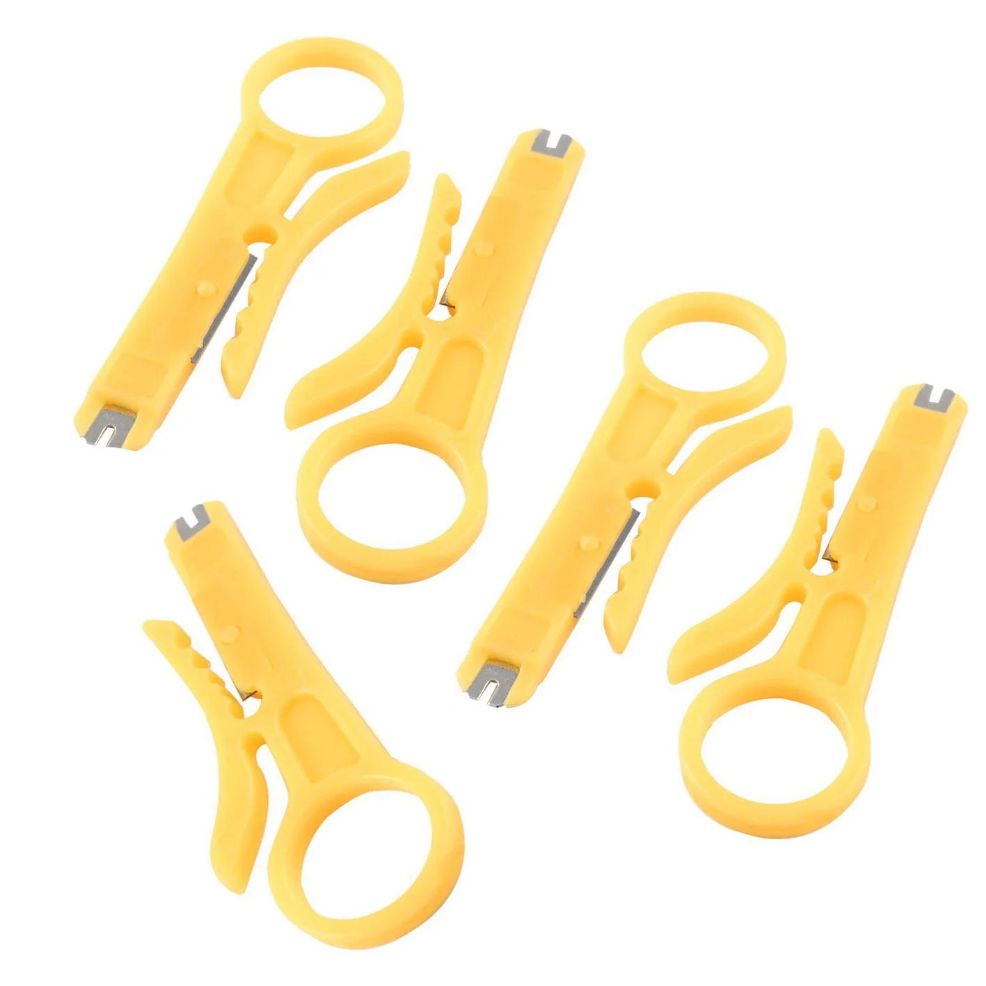 

SODIAL(R) RJ45 Cat5 Network Wire Cable Punch Down Cutter Stripper 5 Pcs