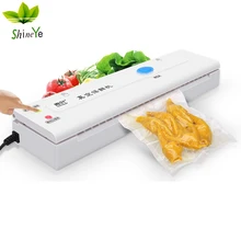 Fast Shipping 2016 New Household Food Vacuum Sealer Packaging Machine DZ-108 Vacuum packer Give free 10PCs Vacuum Bags