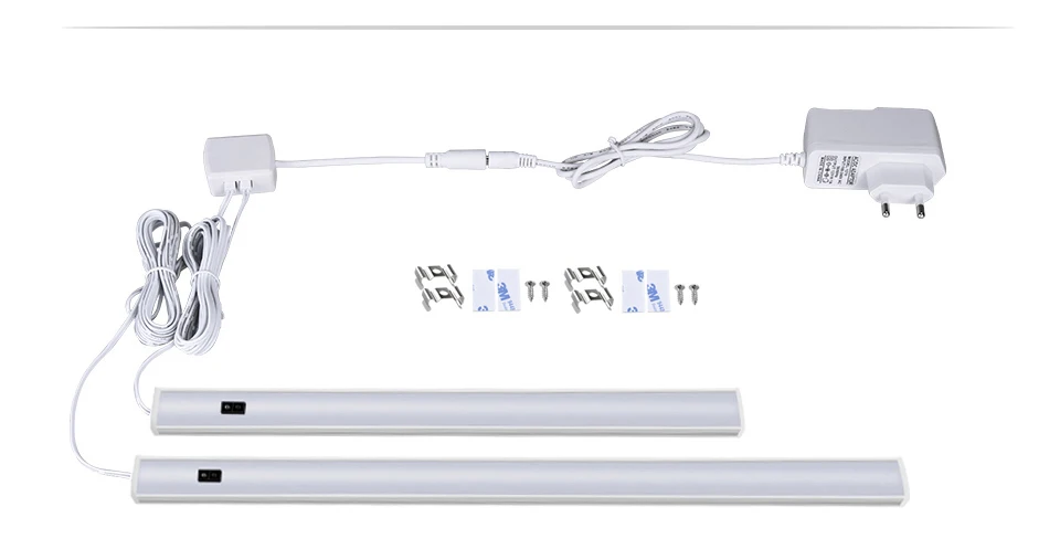 Светодиодная подсветка под шкаф ручная развертка Сенсор светодиодный ночник 12V ручной волны светодиодный бар Кухня светильник для дома шкаф для спальни Лестницы