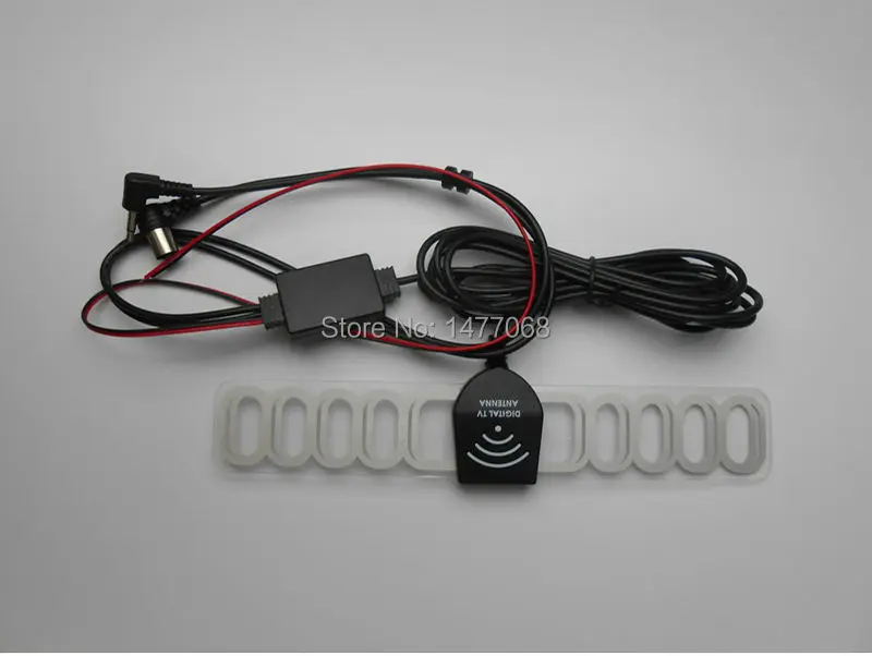 New Built-in Signal Amplifier Car Active Analog TV Antenna Auto Receivers RF & DC3.5 Connector