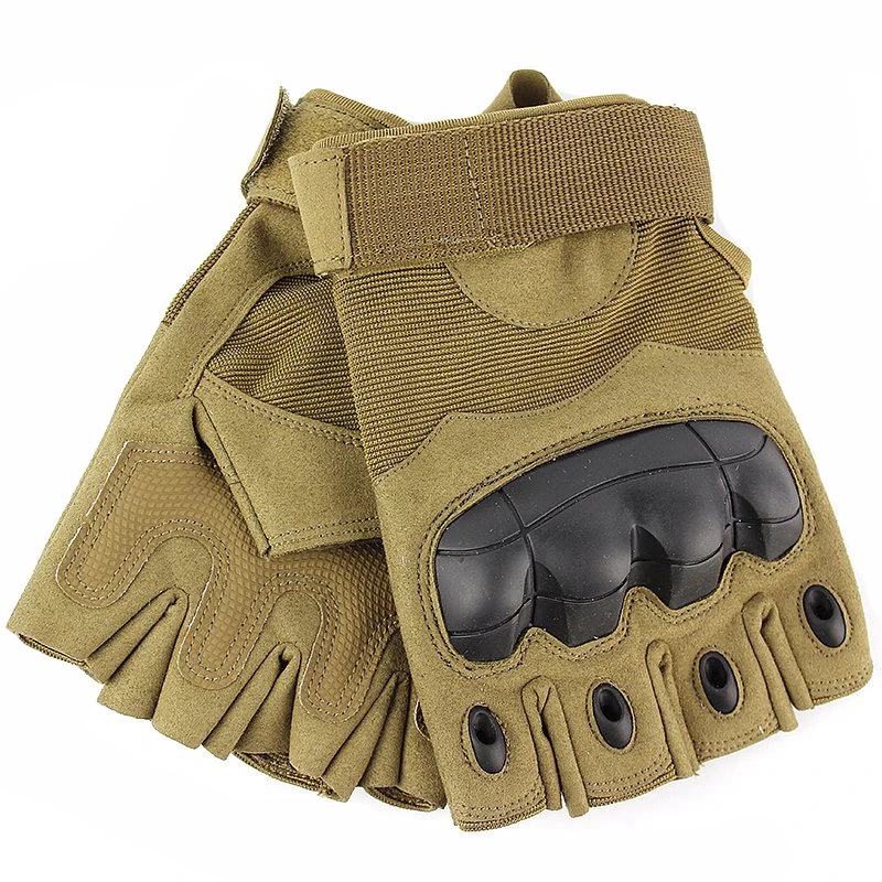 Full / Half Finger Tactical Gloves Armed Combat Paintball Airsoft Outdoor Sports Rubber Knuckle Military Gloves