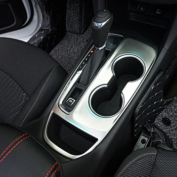 

For Chevrolet Equinox 2017 2018 ABS Plastic Car gear shift knob frame panel Decoration Cover Trim sticker accessories styling