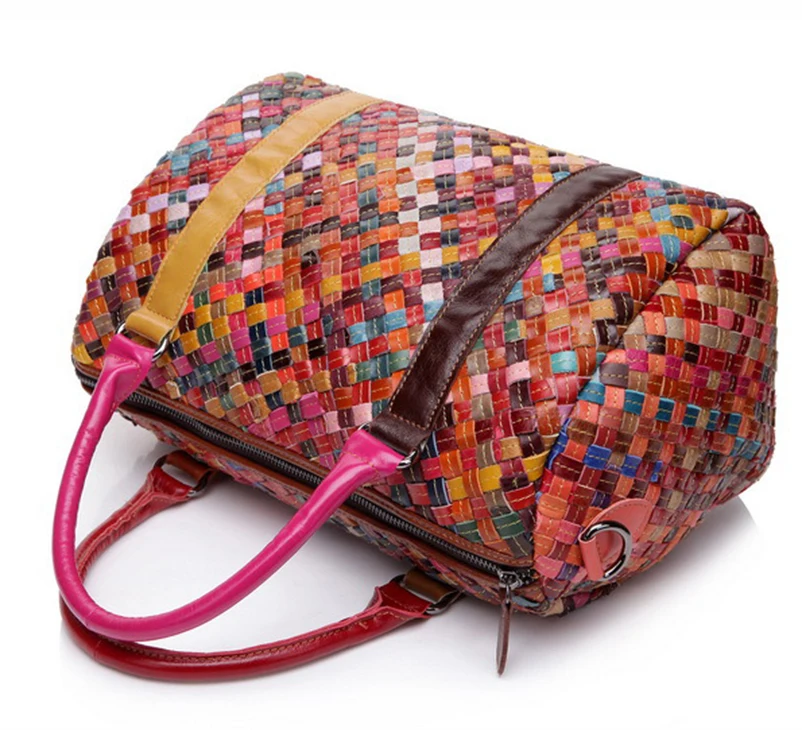 Nevenka натуральная кожа дорожная сумка большая емкость сумка-тоут для путешествий Женская непромокаемая дорожная сумка с верхней ручкой