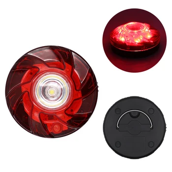 

LED Emergency Flash Strobe Light W/Magnetic Bottom Super Bright Two Modes Red For Cars Marine RVs Trucks or Camping