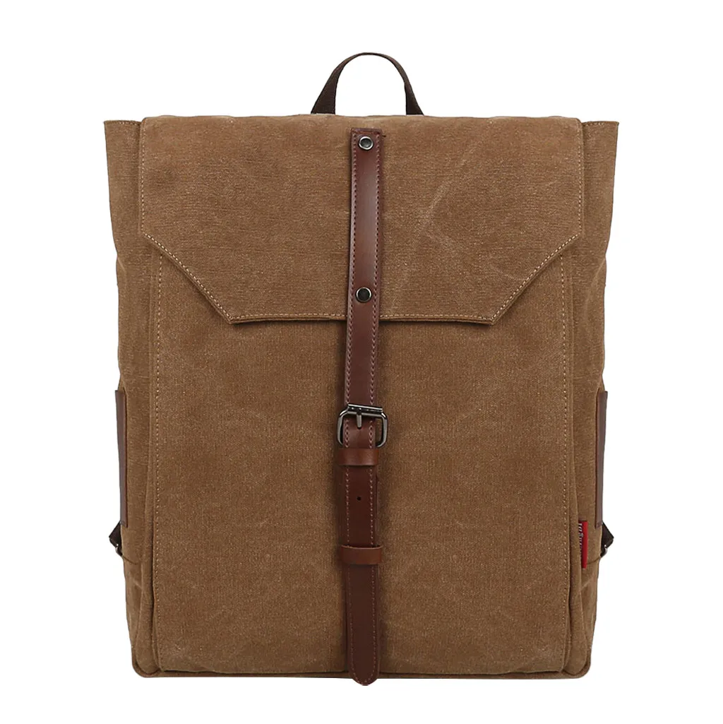 Модный винтажный мужской брезентовый Рюкзак, школьный ранец для путешествий, мужской рюкзак, Большой Вместительный рюкзак на плечо, школьные сумки