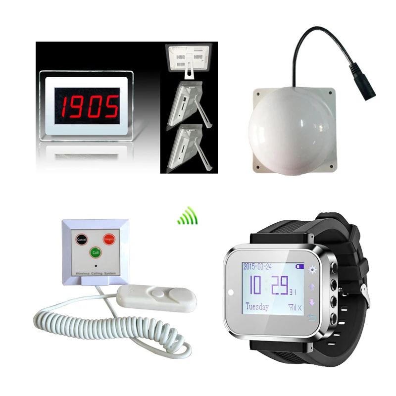 1 display monitor 4 nurse pager 10 bed patient button 3 Corridor Light Hospital Wireless Alarm Buzzer System | Компьютеры и офис