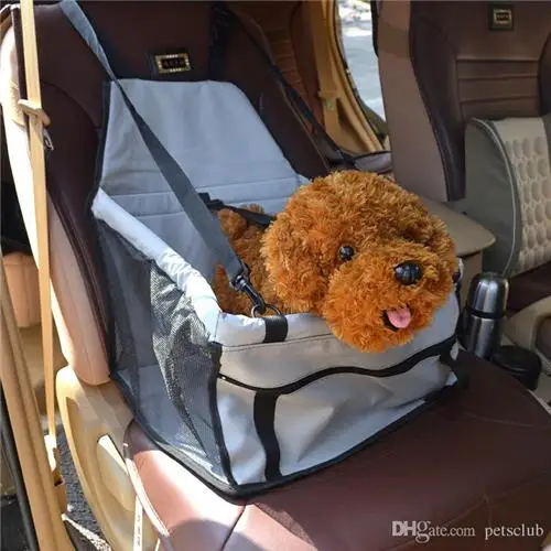 

Inside The Car Dogs Carriers for YHT -008 Grey Color Designer Dog Carrier Bags Nylon Oxford Mesh Fabric Portable Travel Bags