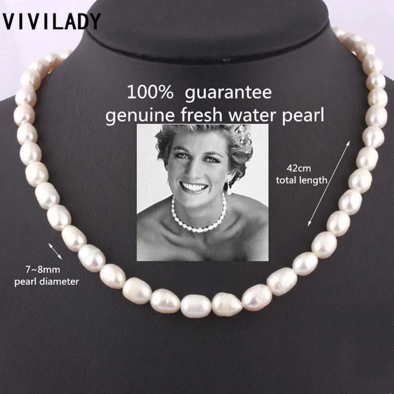 Natural White Freshwater Pearls 