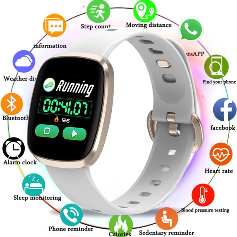 

2019 Bluetooth Smart Watch Waterproof ip67 sport fitness tracker blood pressure monitor Android IOS Men Women watches PK Q9 DZ09