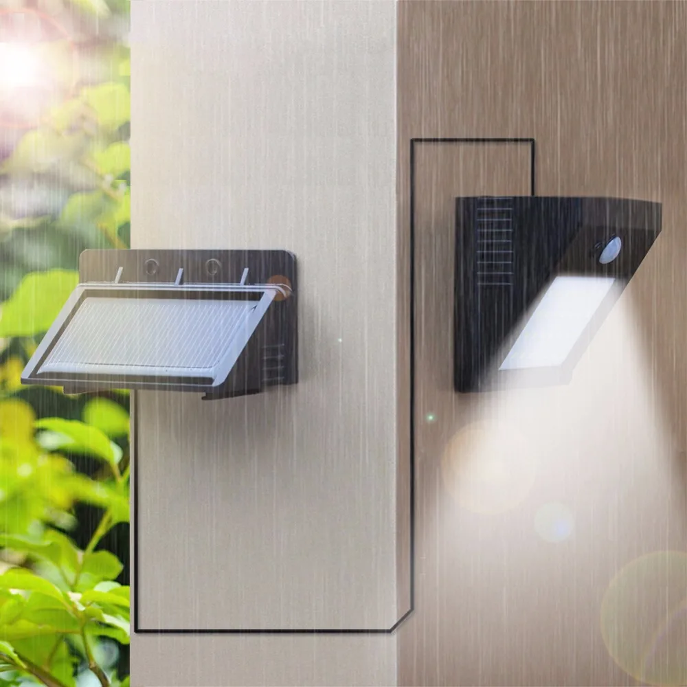 

Waterproof led Solar Night light Separable PIR Motion Sensor Solar Power LED Wall lamp Yard Garden Security Outdoor lighting