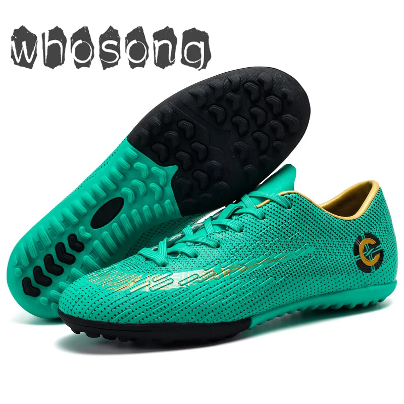 Men Football Shoes Soccer Cleats Boots TF Spikes C