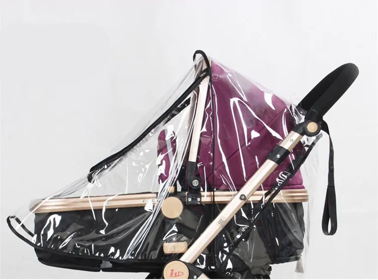 Baby stroller rain cover  PVC Universal Wind Dust Shield with windows For Strollers Pushchairs stroller accessories