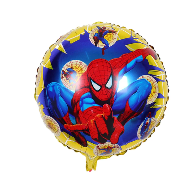 1 шт. 45*45 см Человек-паук фольгированные гелиевые шары шар детский день рождения декоративный шар Дети Мальчик вечерние игрушки Воздушные шары