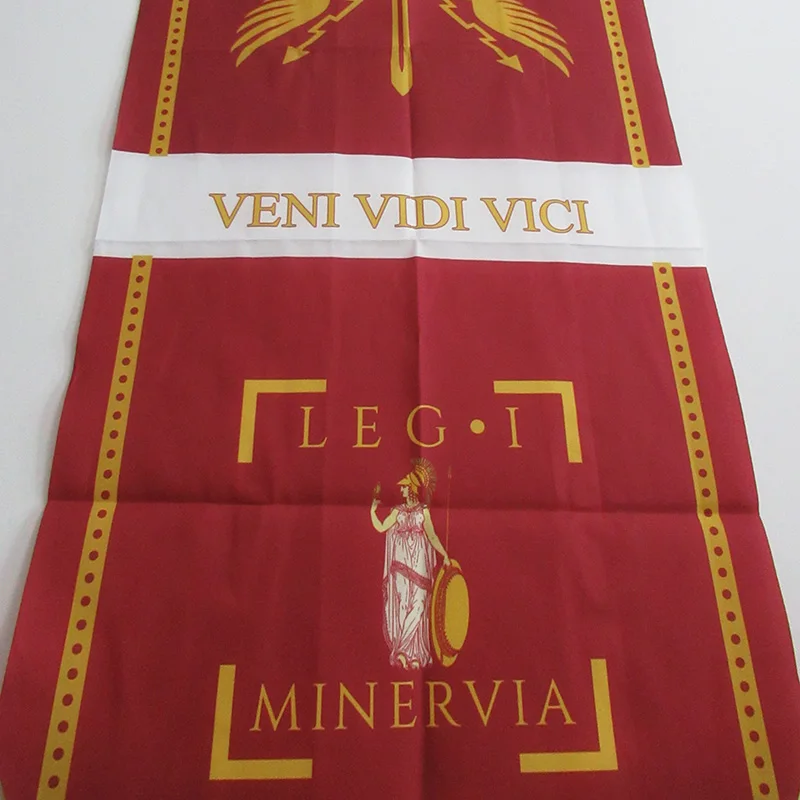 New Caesar Rome Empire Spqr Infantry Legions War Banner Home Decor