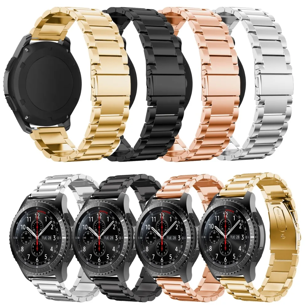 Joyozy Stainless Steel font b Watch b font Band for Samsung Gear S3 Frontier Strap for