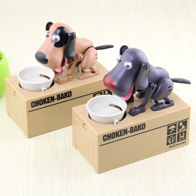 16.5x15x8cm Size Large Safe Dog Money Box Cat Money Bank Automatic