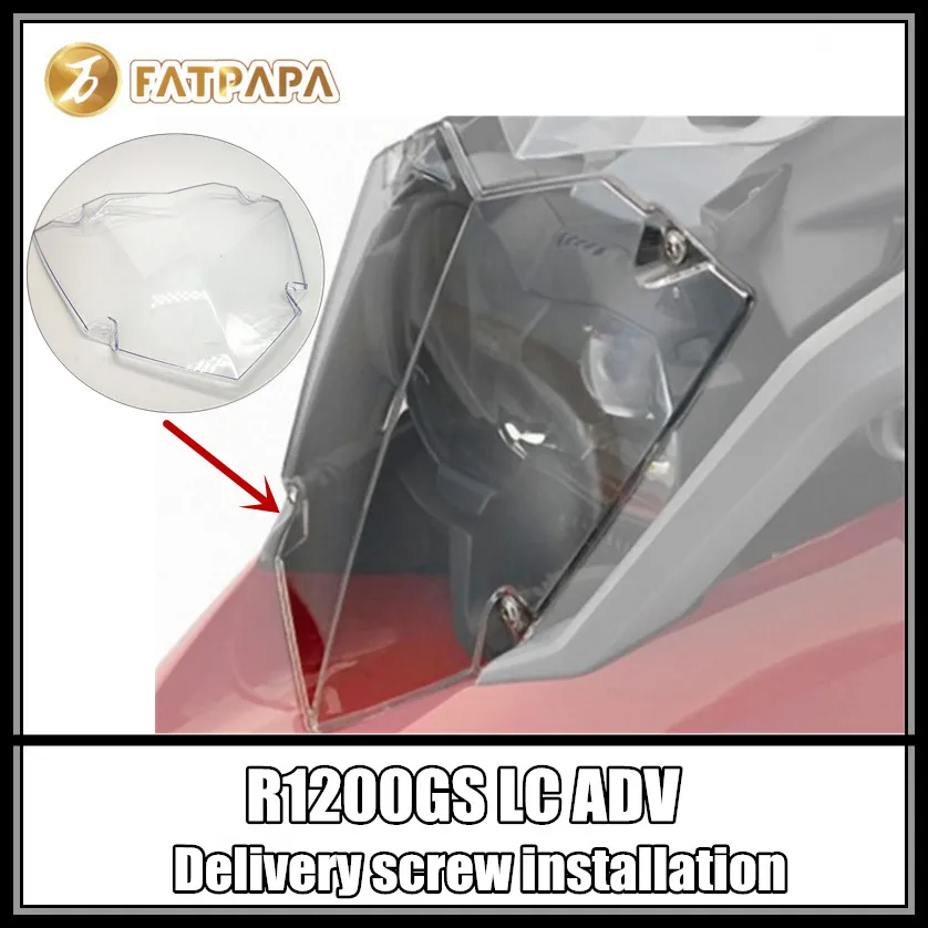 

New Motorcycles Transparent Clear Headlight Cover Motor Head Light Lamp Lighting Guard for BMW R1200GS LC ADV Adventure 2013-on