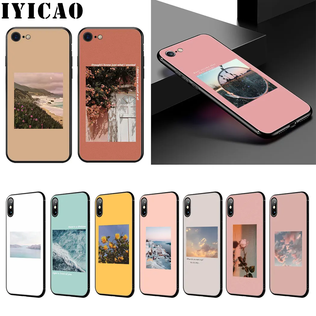 Роскошный мягкий чехол для телефона IYICAO Van Gogh David Art Для iPhone XR X XS Max 6 S 7 8 Plus 5 5S SE |