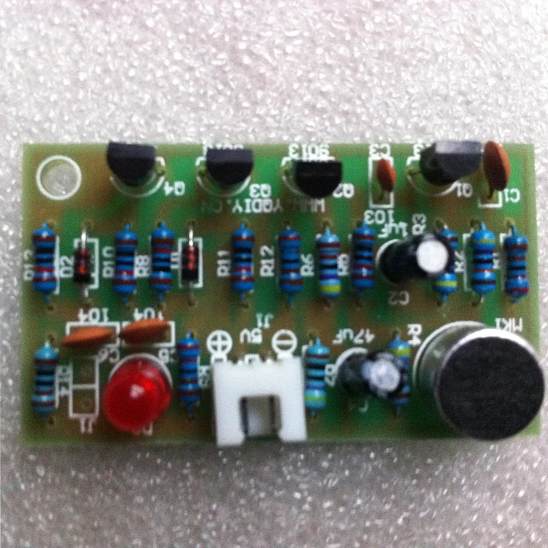 Электронный хлопковый набор переключателей DIY Kit звуковой датчик электронная схема костюм DIY встроенный модуль голосовой переключатель