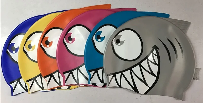shark swim cap