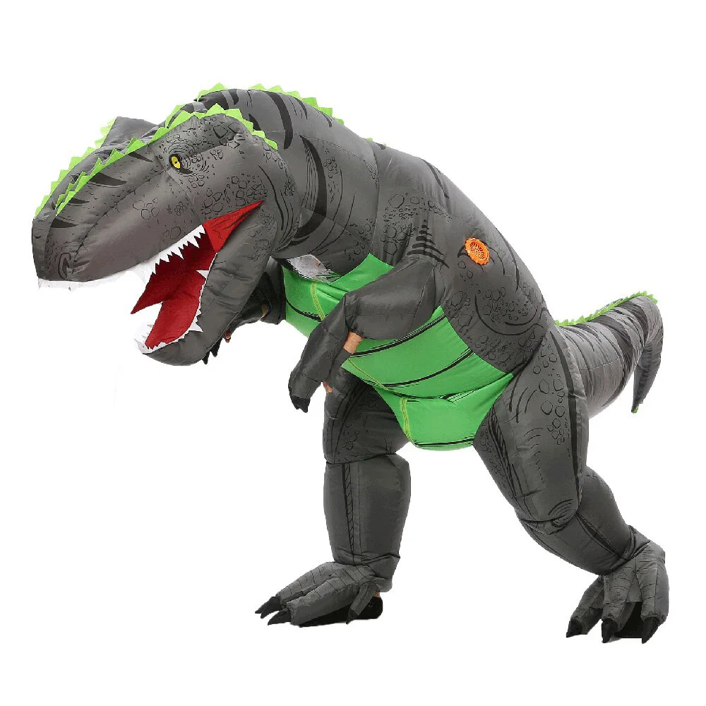 JYZCOS взрослый надувной костюм динозавра t-rex динозавр Косплей Костюм Хэллоуин костюм для женщин и мужчин вечерние надувные костюмы